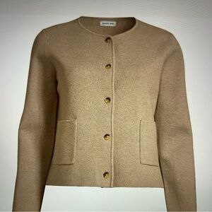 Lands' End Women’s Fine Gauge Cotton Milano Blazer Sweater